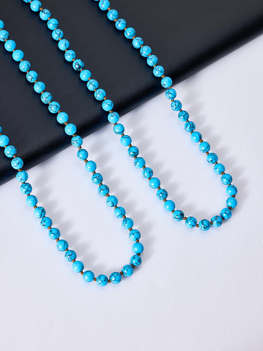 Stone Beaded Necklace N3180