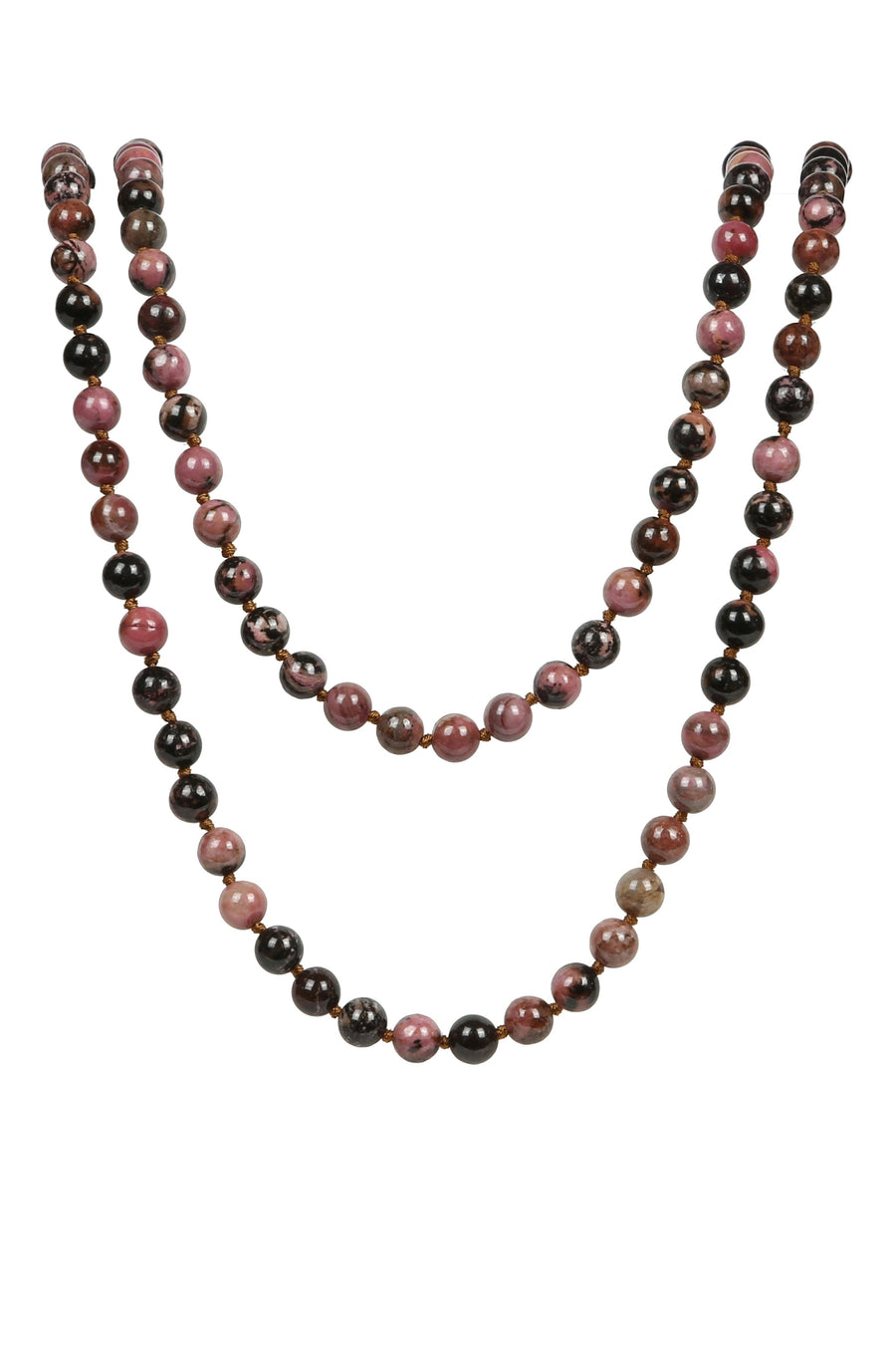 Stone Bead Long Necklace N2740