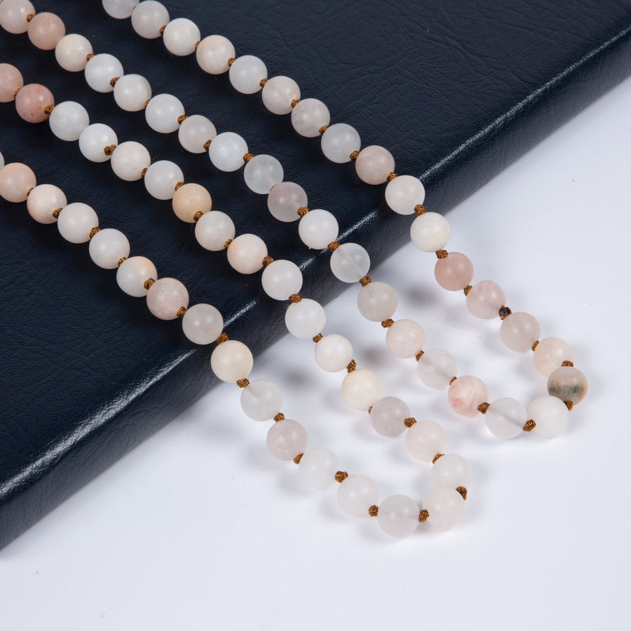 Stone Bead Long Necklace N2740