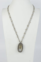 Fashion Crystal Pendant Long Necklaces N2861