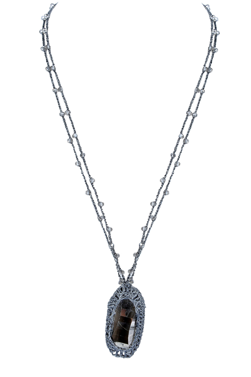 Fashion Crystal Pendant Long Necklaces N2861