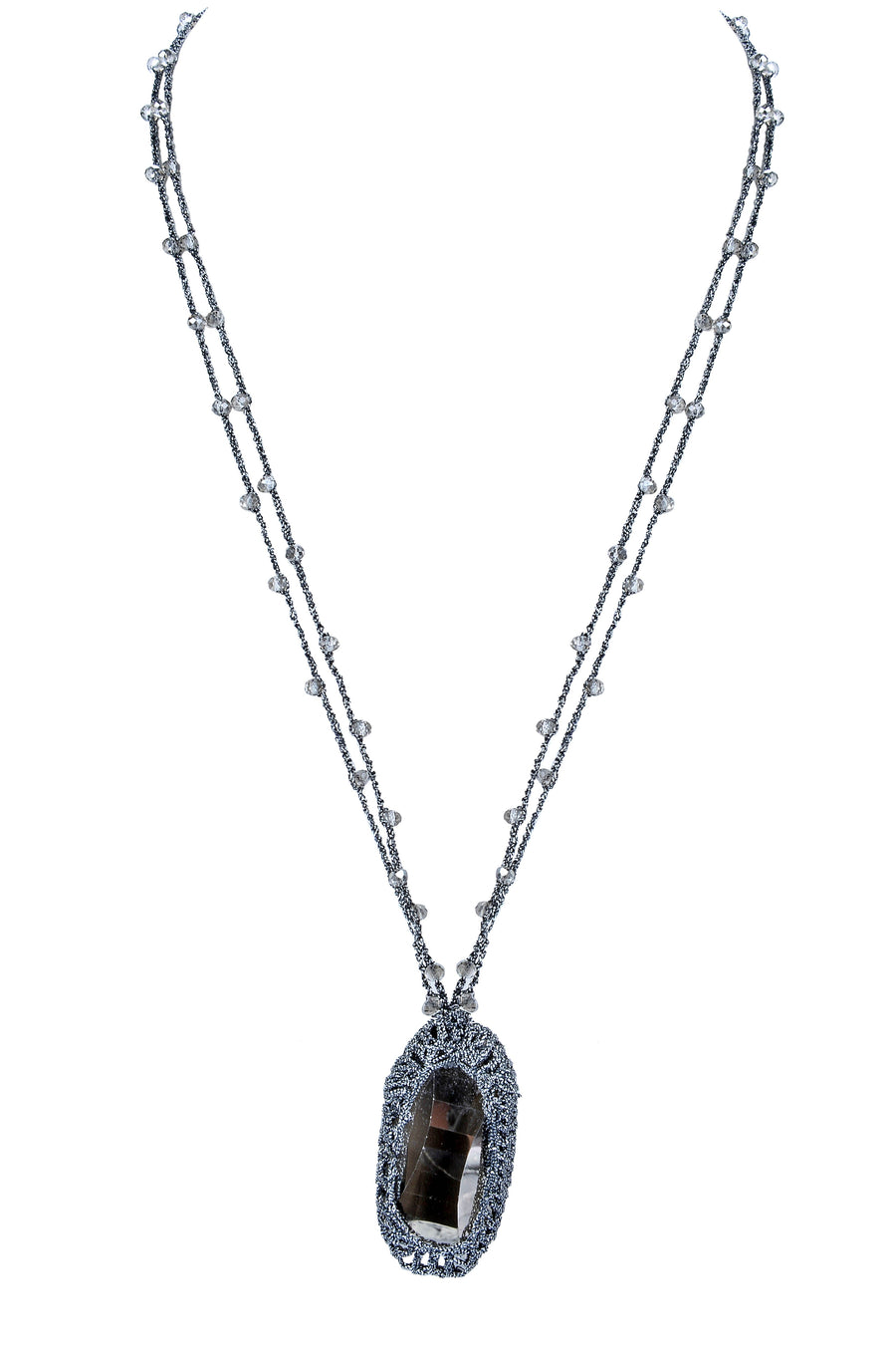Fashion Crystal Pendant Long Necklaces N2861