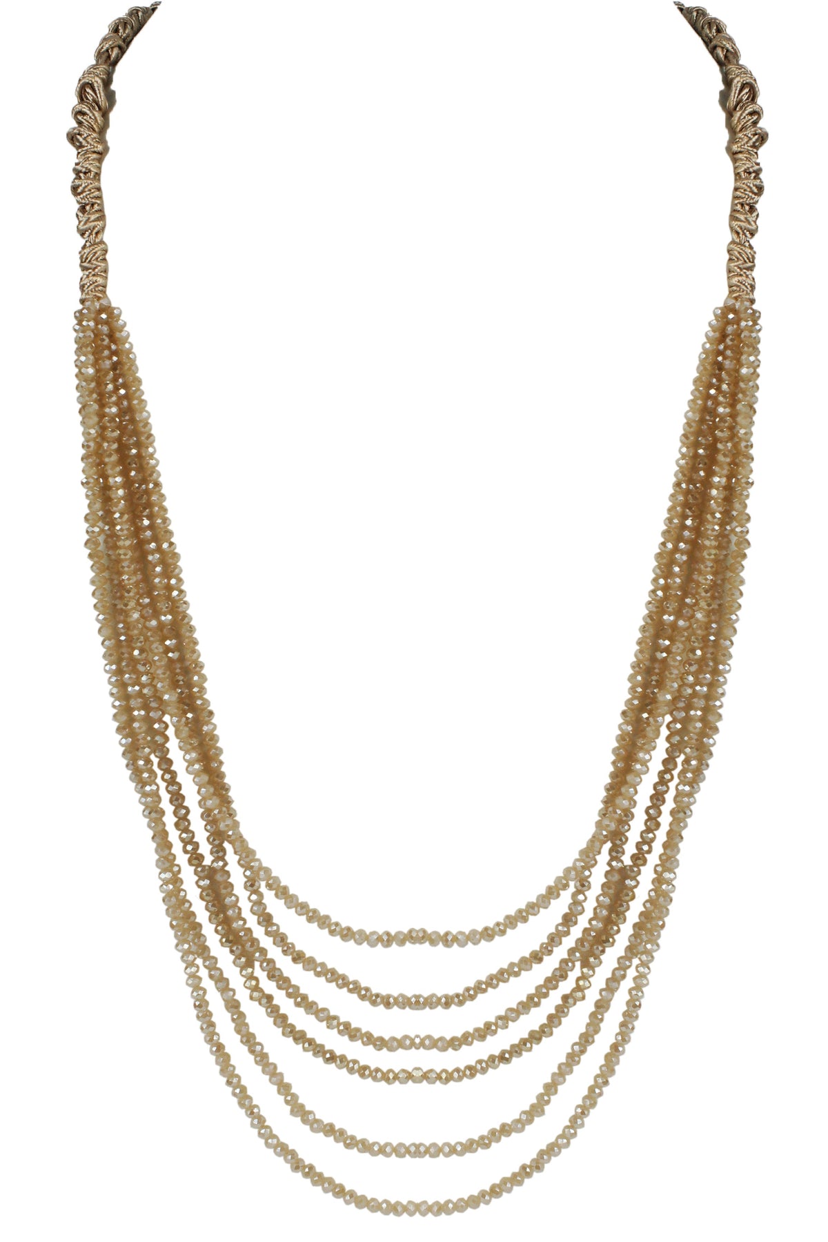 Multi Layer Chain Jewelries Beads Necklace N2898