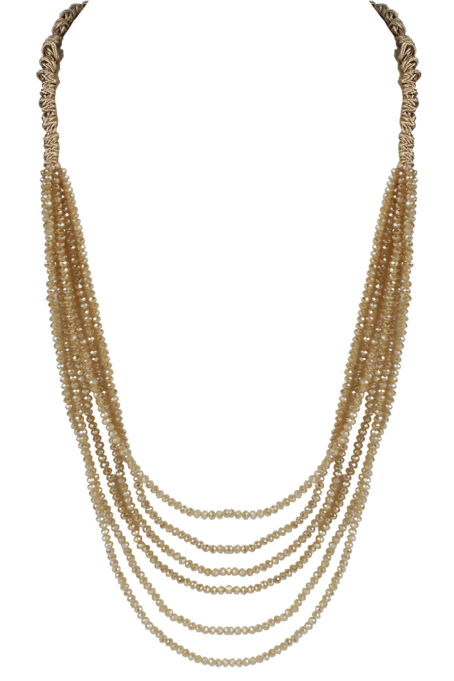 Multi Layer Chain Jewelries Beads Necklace N2898