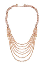 Fashion Multi Layer Chain Crystal Beads Short Necklaces  N2899