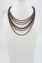 Fashion Multi Layer Chain Crystal Beads Short Necklaces  N2899