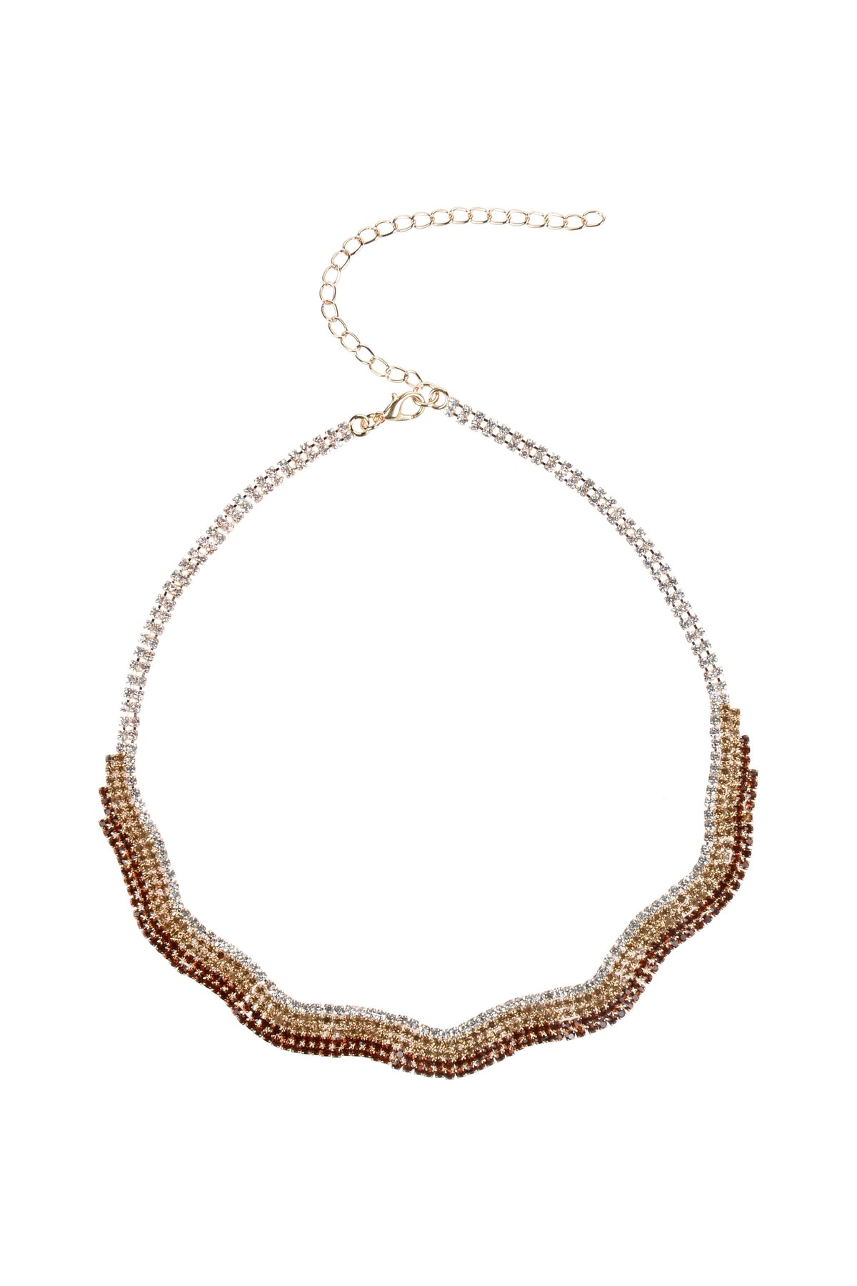 Rhinestone Crystal Choker Necklaces N2922