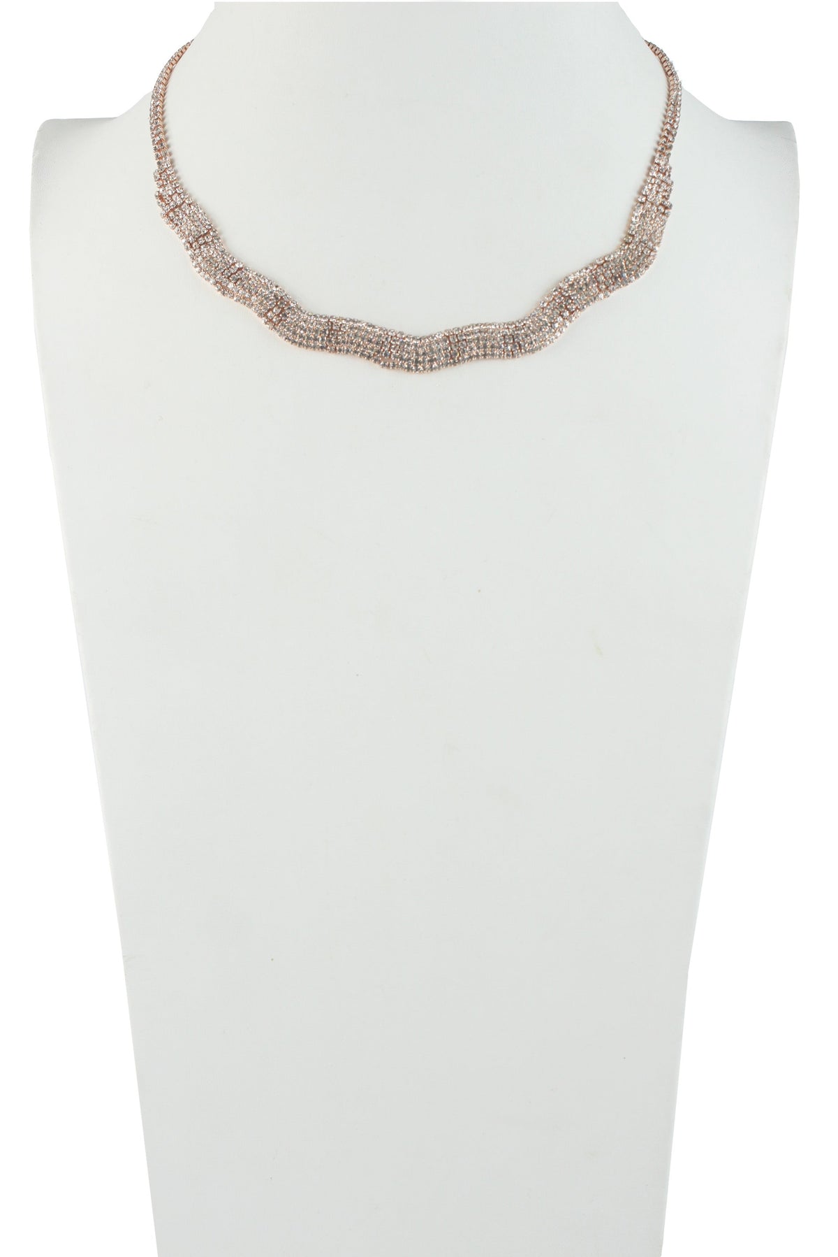 Rhinestone  Crystal Choker Necklaces N2922