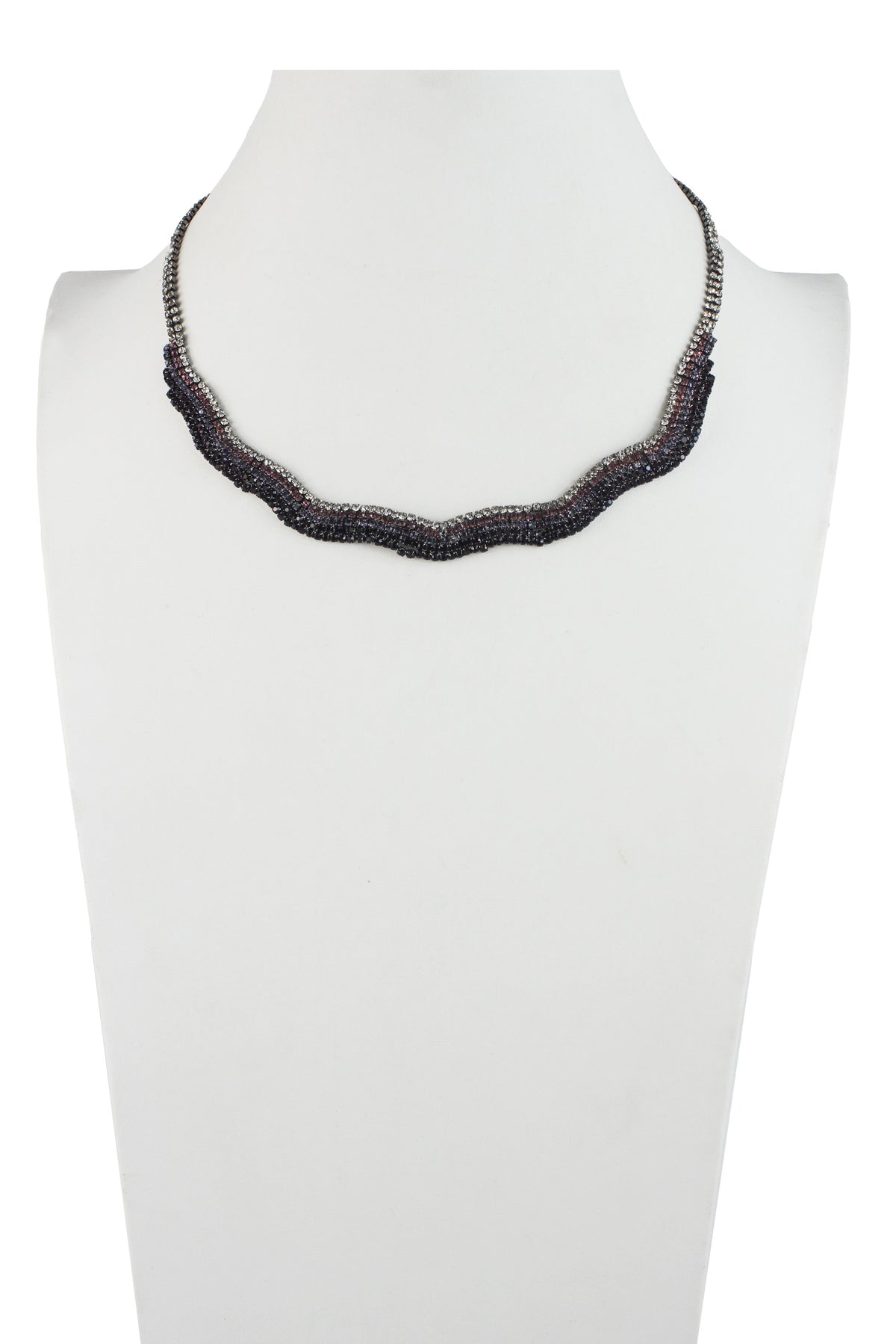 Rhinestone  Crystal Choker Necklaces N2922