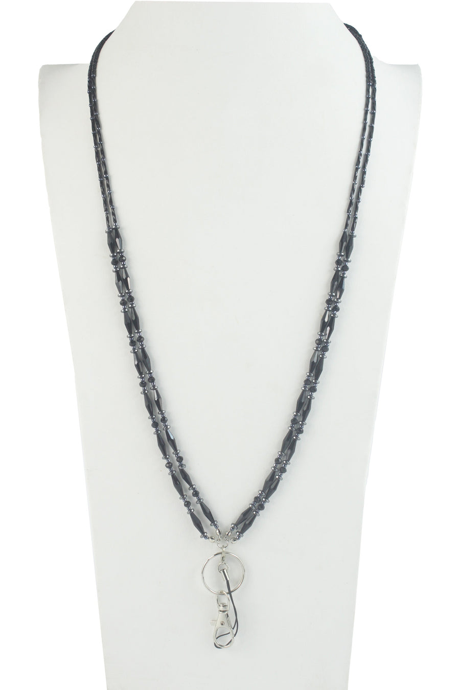 Two Layer Crystal Bead Neck Lanyard N2945