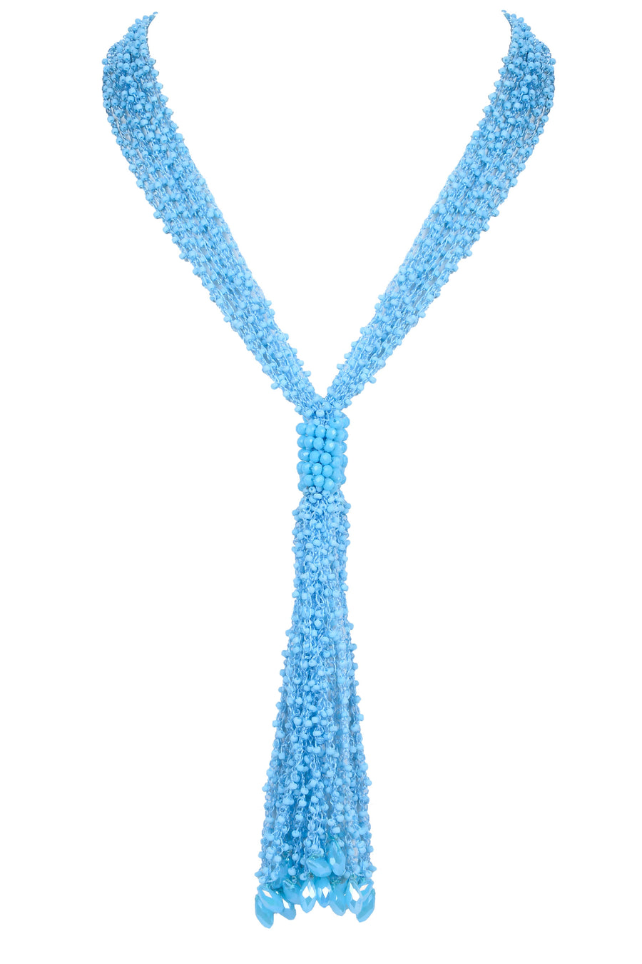 Vintage Crystal Bead Long Necklaces N2955