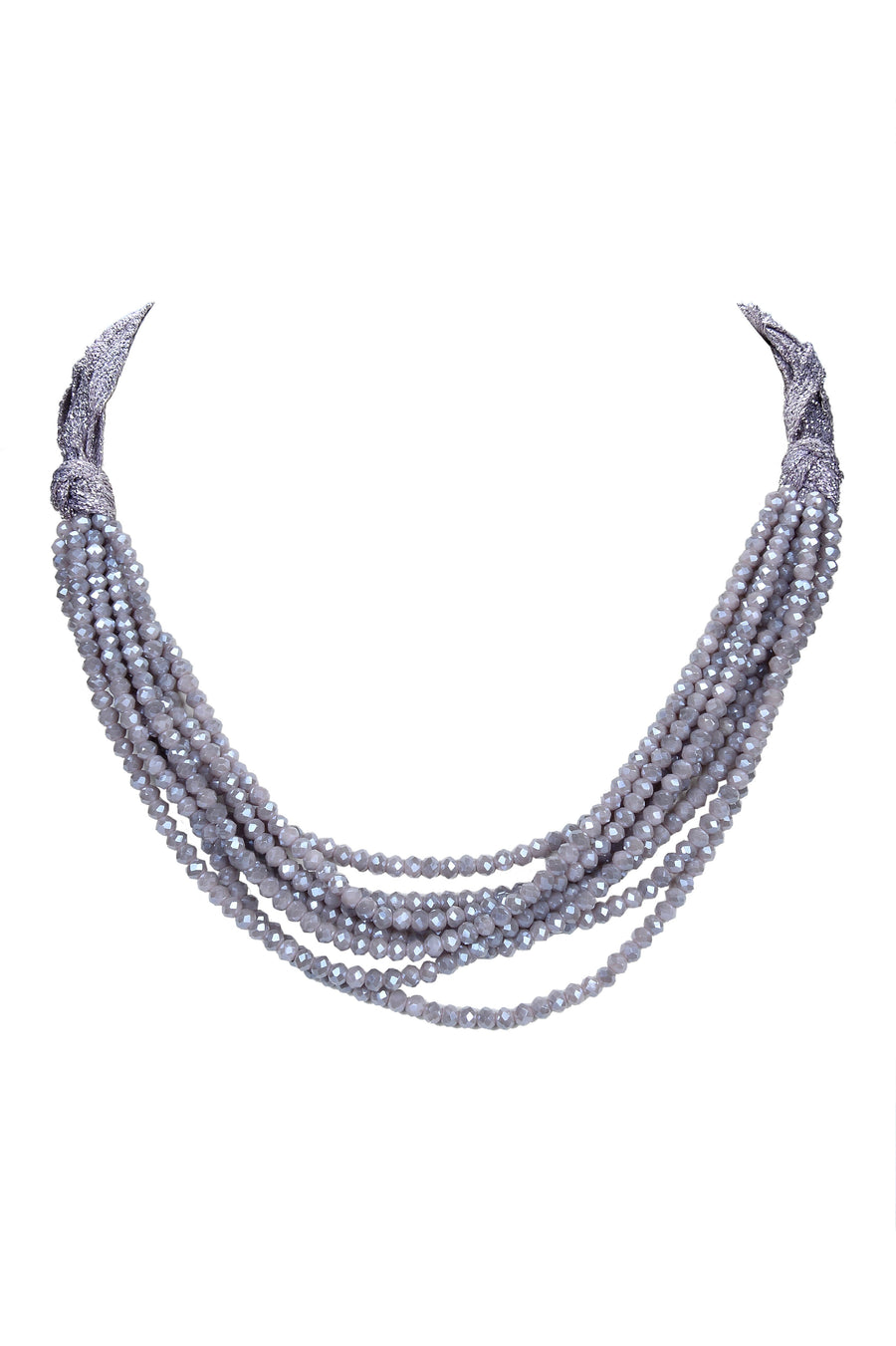 Charming Bohemian Crystal Bead Short Necklace N3031