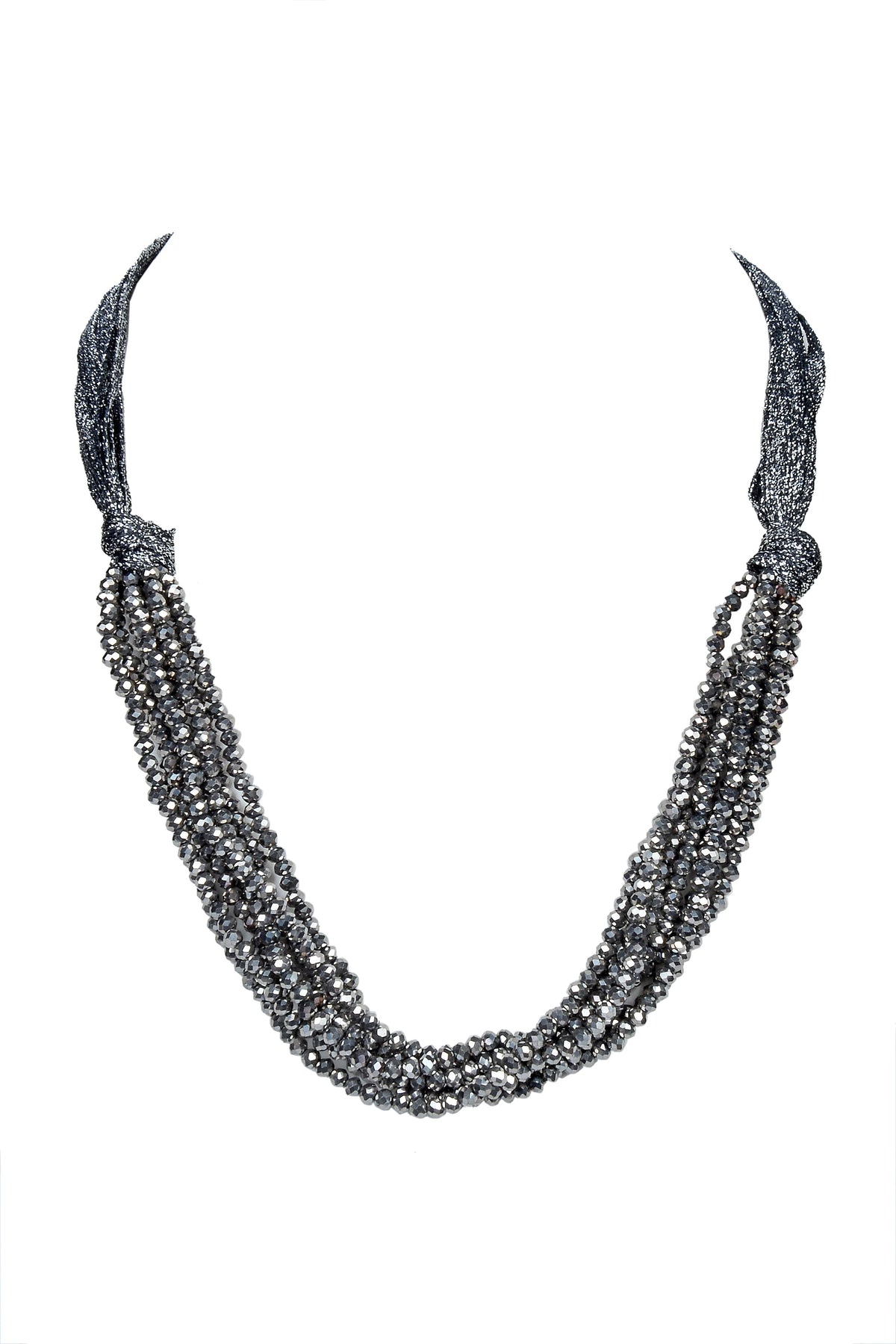 Charming Bohemian Crystal Bead Short Necklace N3031