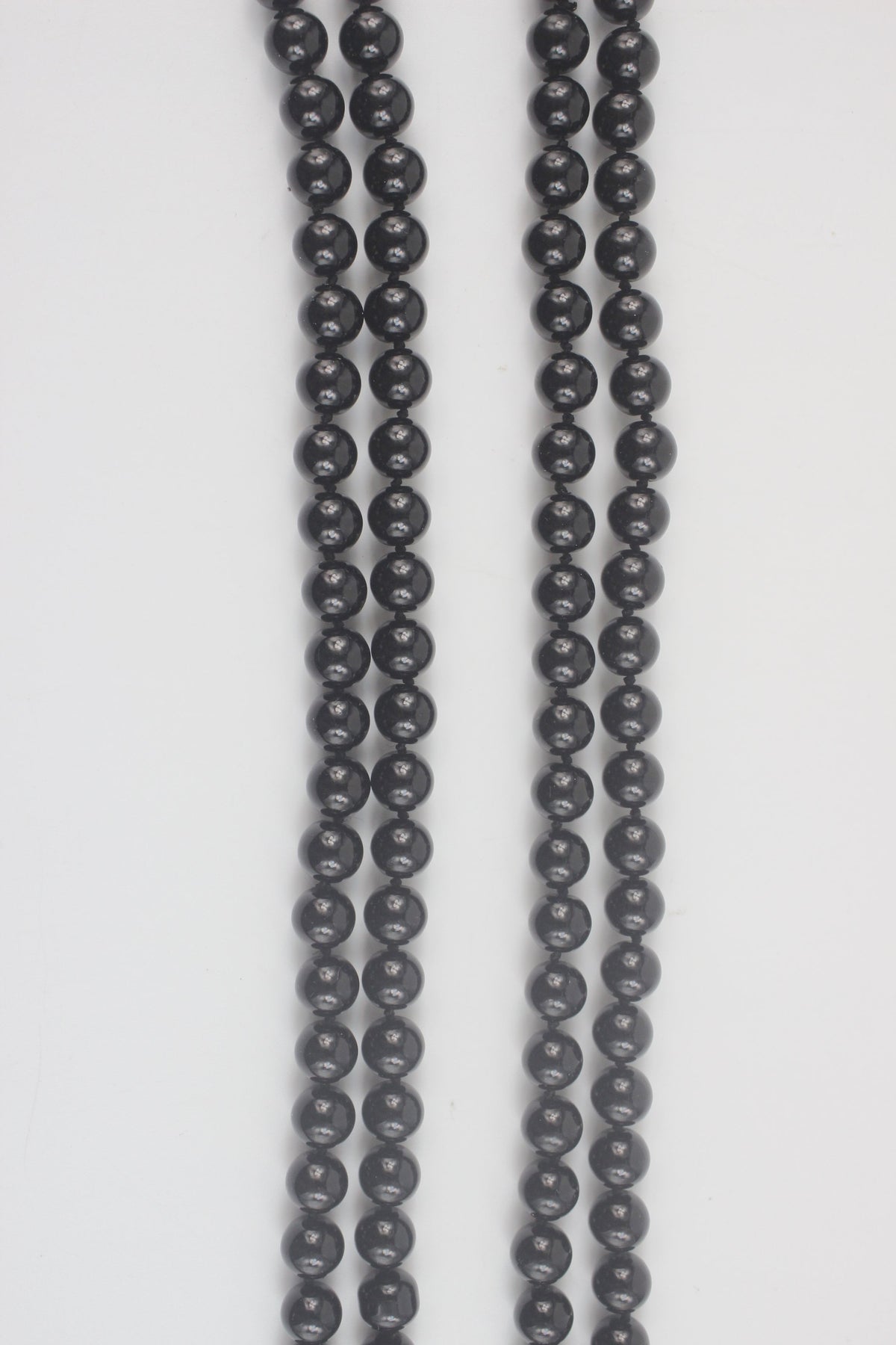 Glass Pearl Decor Round Beads Necklace N3051