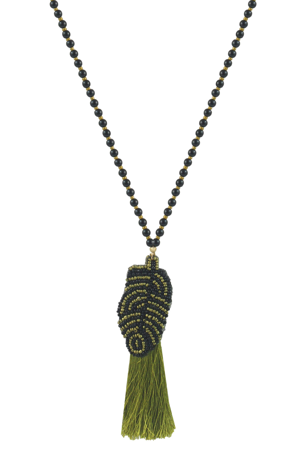 Hot Sale Beads  Long Tassel Necklaces N3058