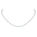 12" Short Hematite Stone Bead Pendant Necklaces N3062