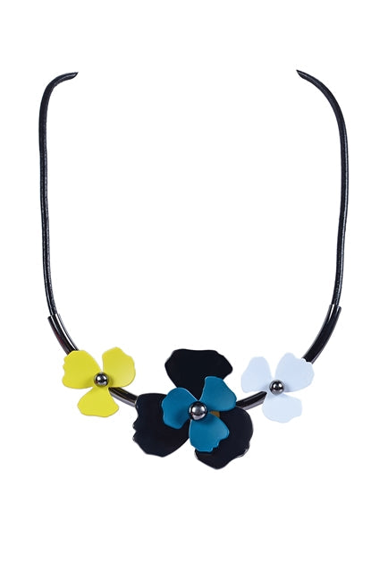 Flower Statement Necklace Jewelry N3076