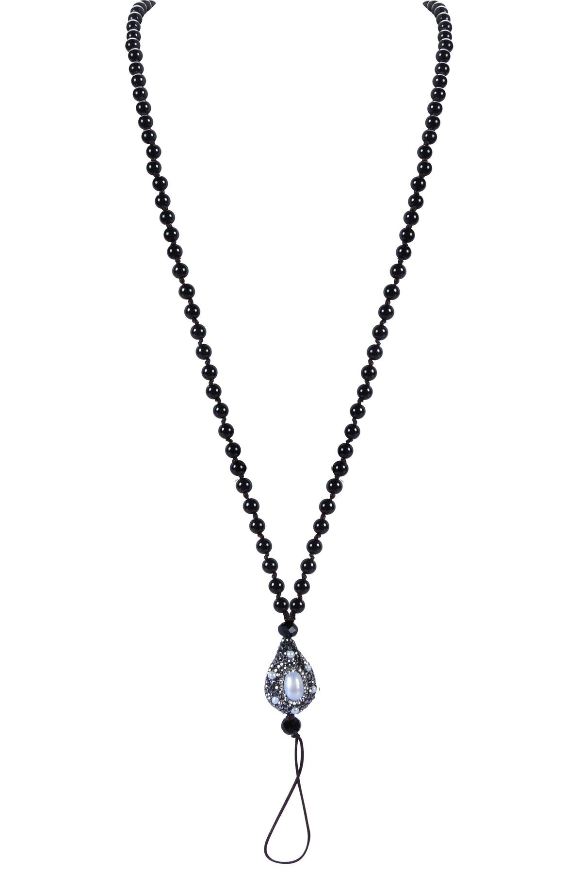 Pearl and Bead Neck Lanyard N3083