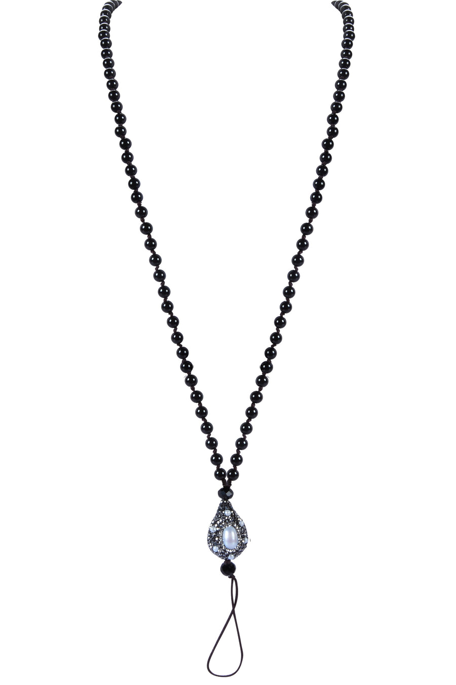 Pearl and Bead Neck Lanyard N3083