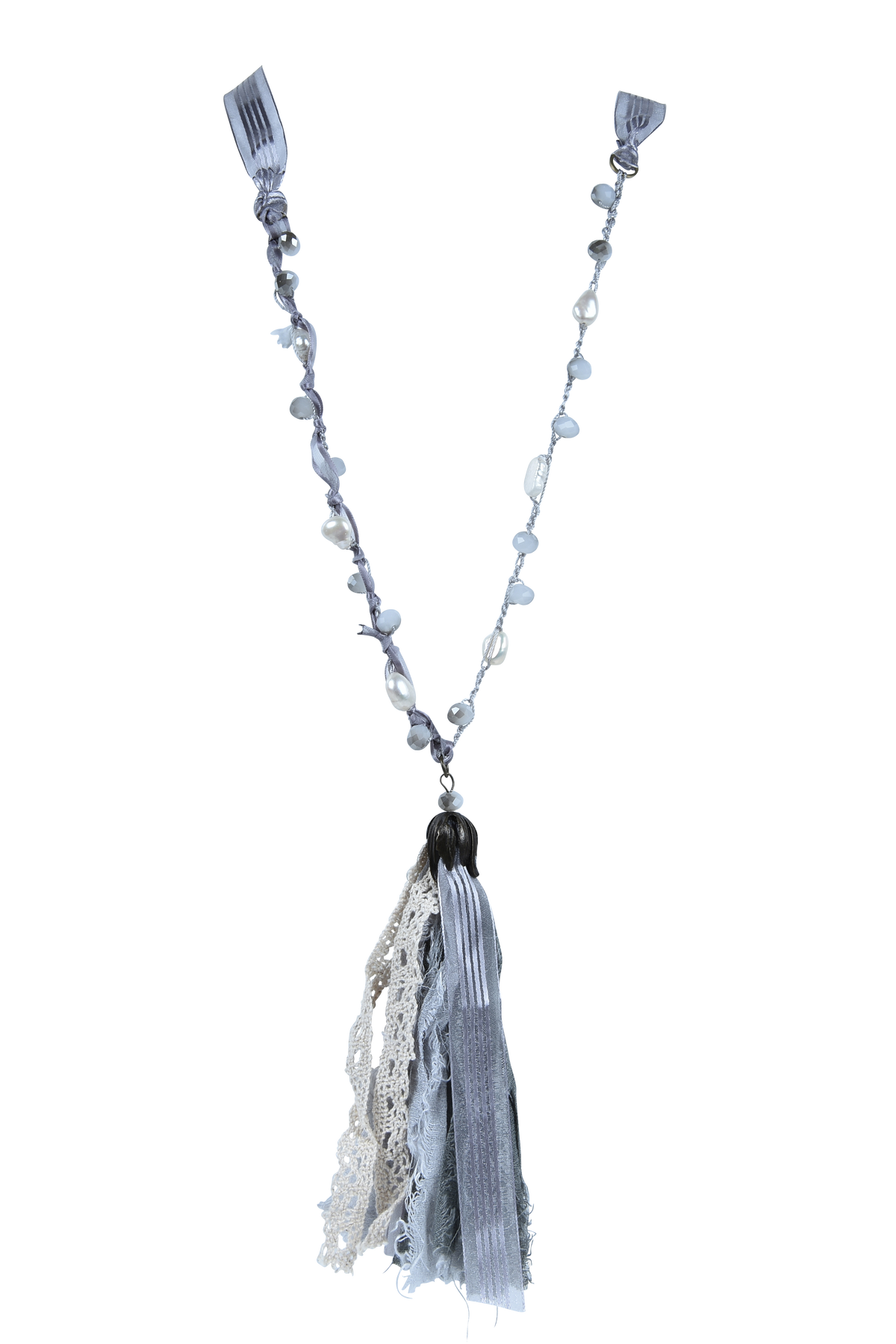 Fashion Pearls Tassel Long Necklaces N3115