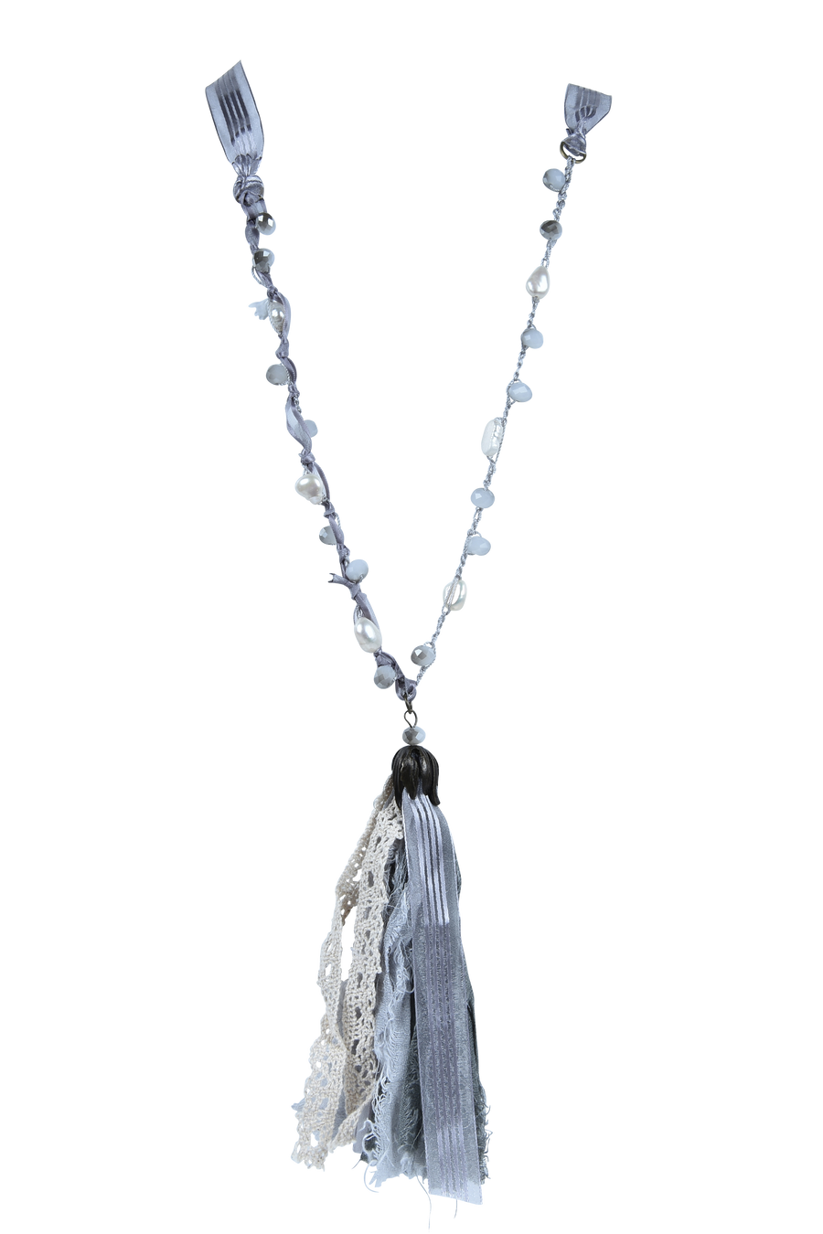 Fashion Pearls Tassel Long Necklaces N3115