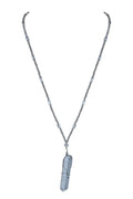 Long Crystal  Stone Pendant Necklaces N3117