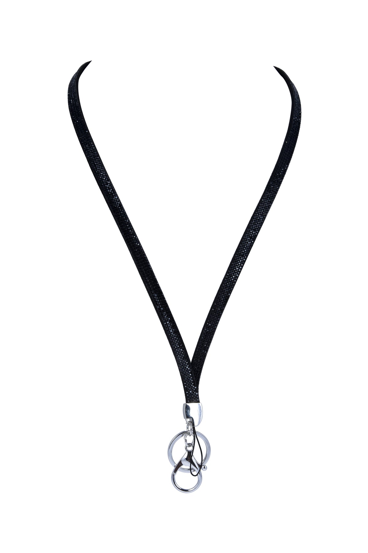 Fashion Women Crystals Key Chain Pendant Necklace N3137