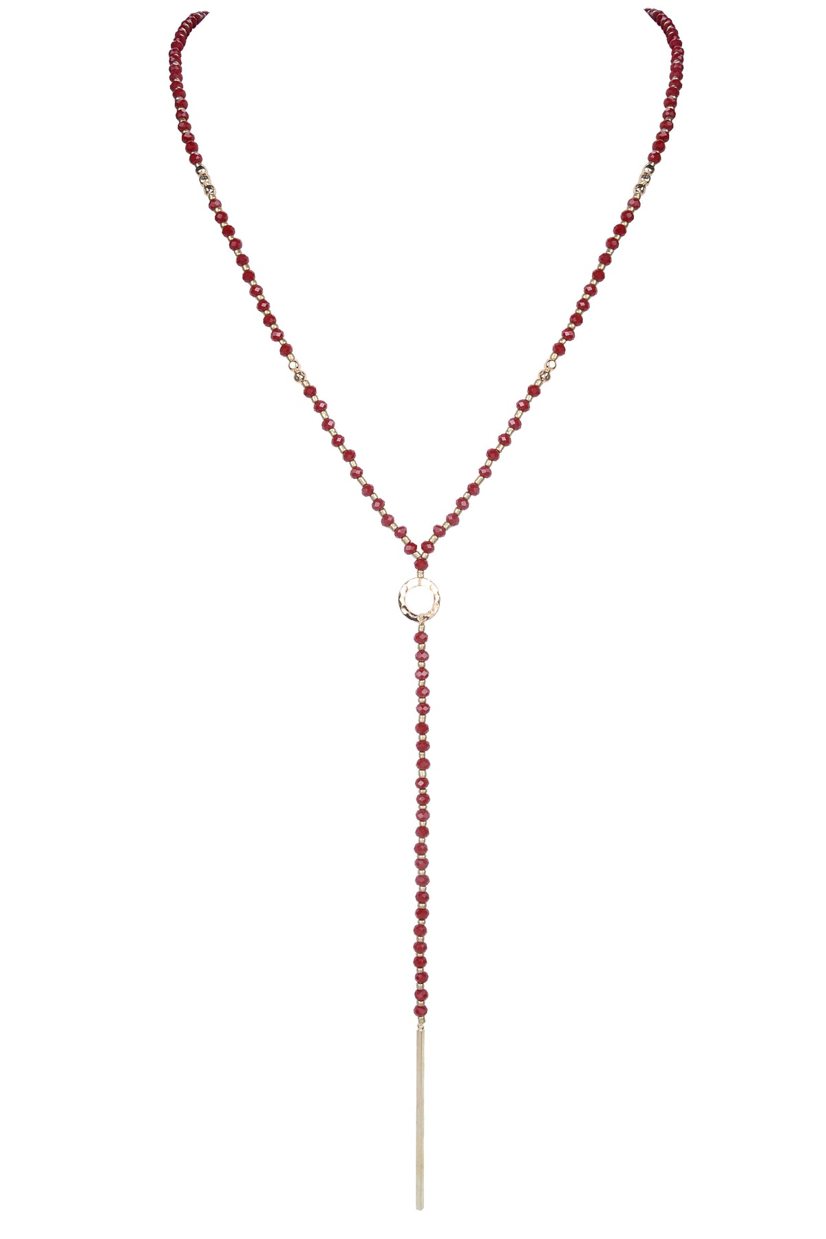 Simple  Tiny Crystal Pendant Necklace N3148