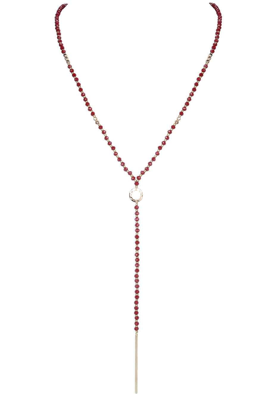 Simple  Tiny Crystal Pendant Necklace N3148