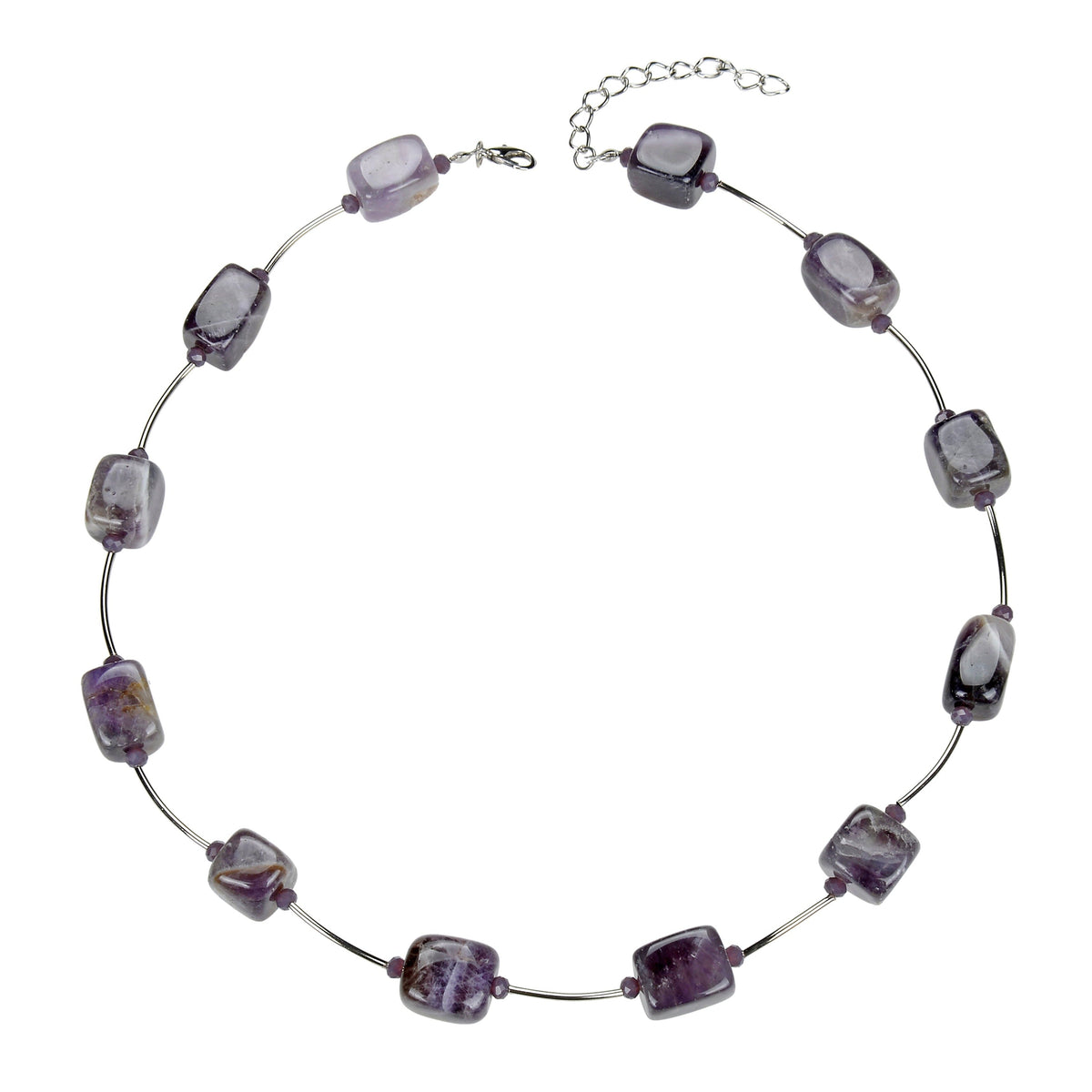 Stone Beads Collar Statement Necklace N3165