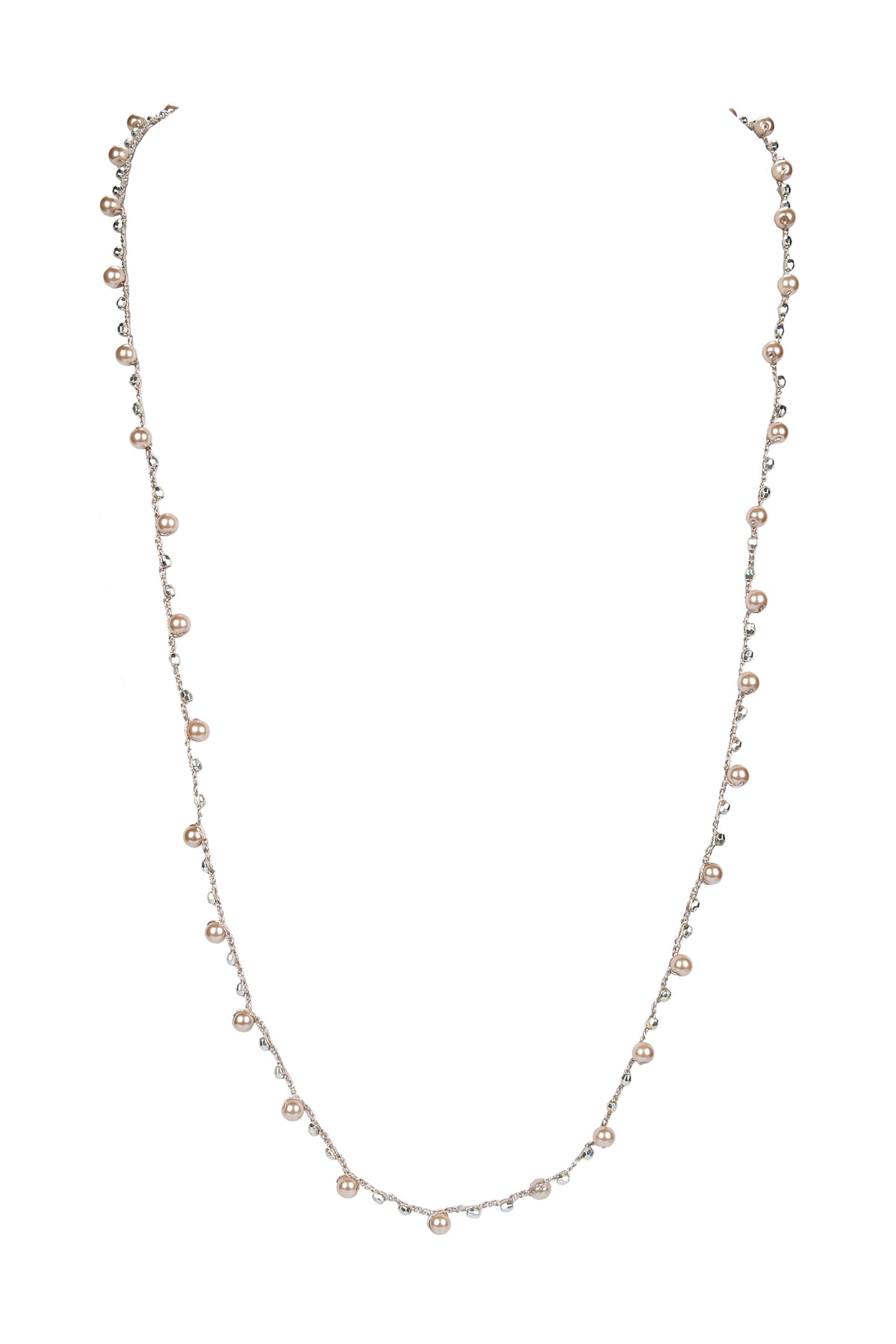 Fashion Round Beads Long Necklace for Pendant N3168