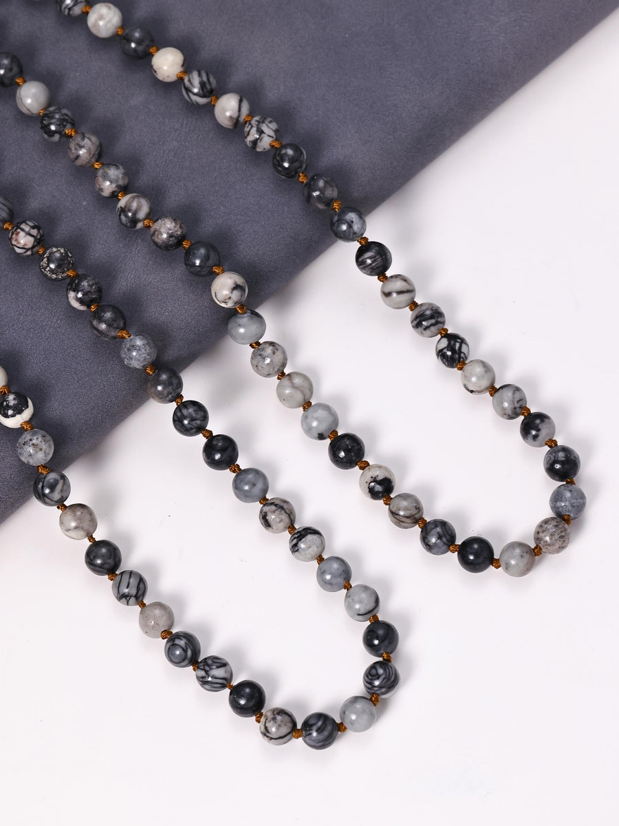 Stone Beaded Necklace N3180
