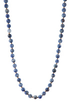 Blue Spot Jasper Stone Beaded Necklace N3180
