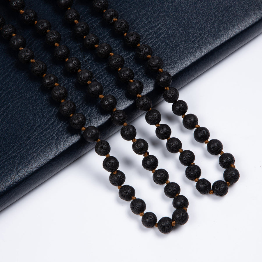 Stone Bead Long Necklace N2740