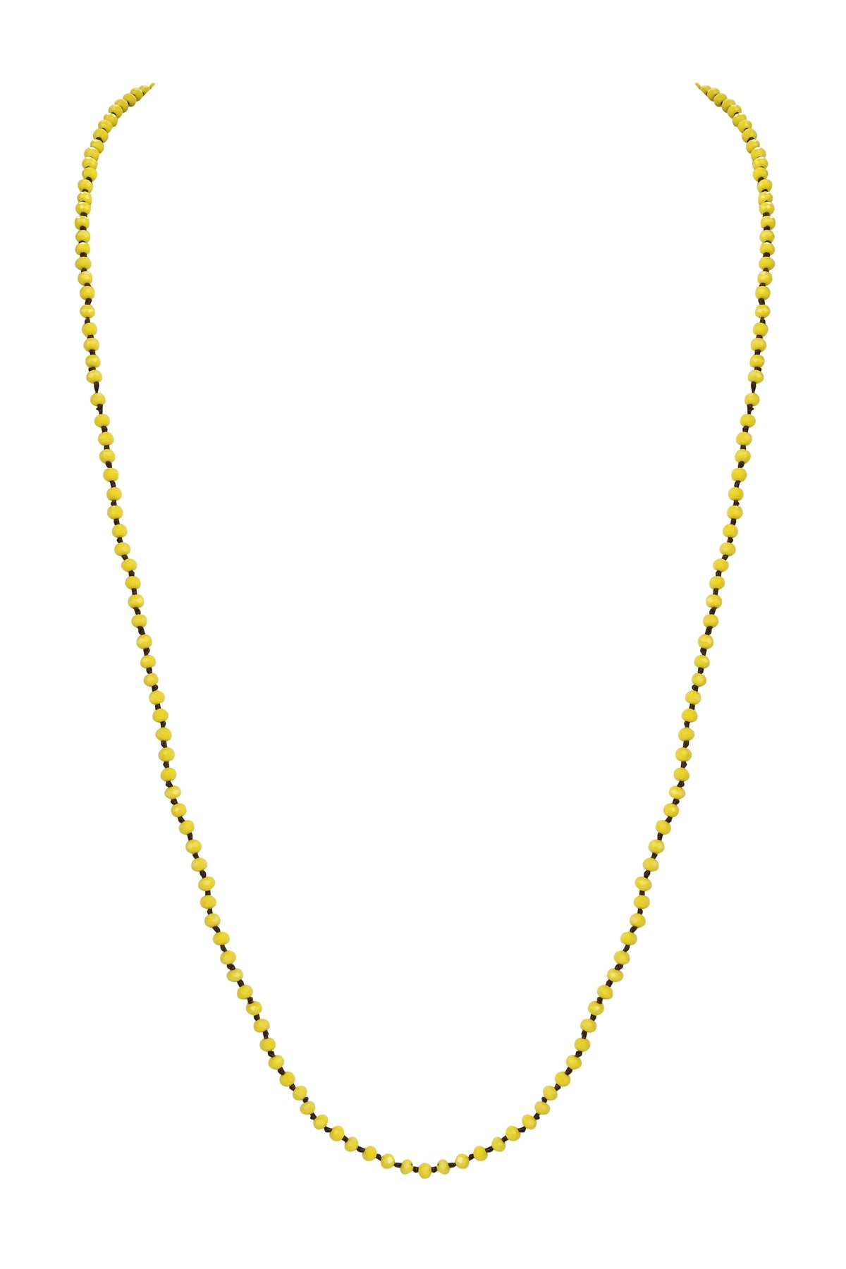 4MM Crystal Knotted Statement Necklace N3204