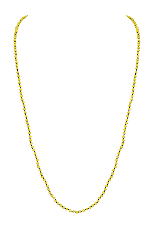 4MM Crystal Knotted Statement Necklace N3204