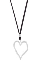 Hollow Heart Shaped Necklace N3271 - view 8