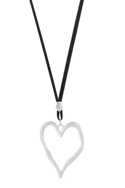 Hollow Heart Shaped Necklace N3271 - view 8