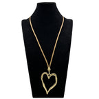 Hollow Heart Shaped Necklace N3271 - view 9