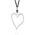 Hollow Heart Shaped Necklace N3271 - view 5
