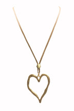Hollow Heart Shaped Necklace N3271 - view 7
