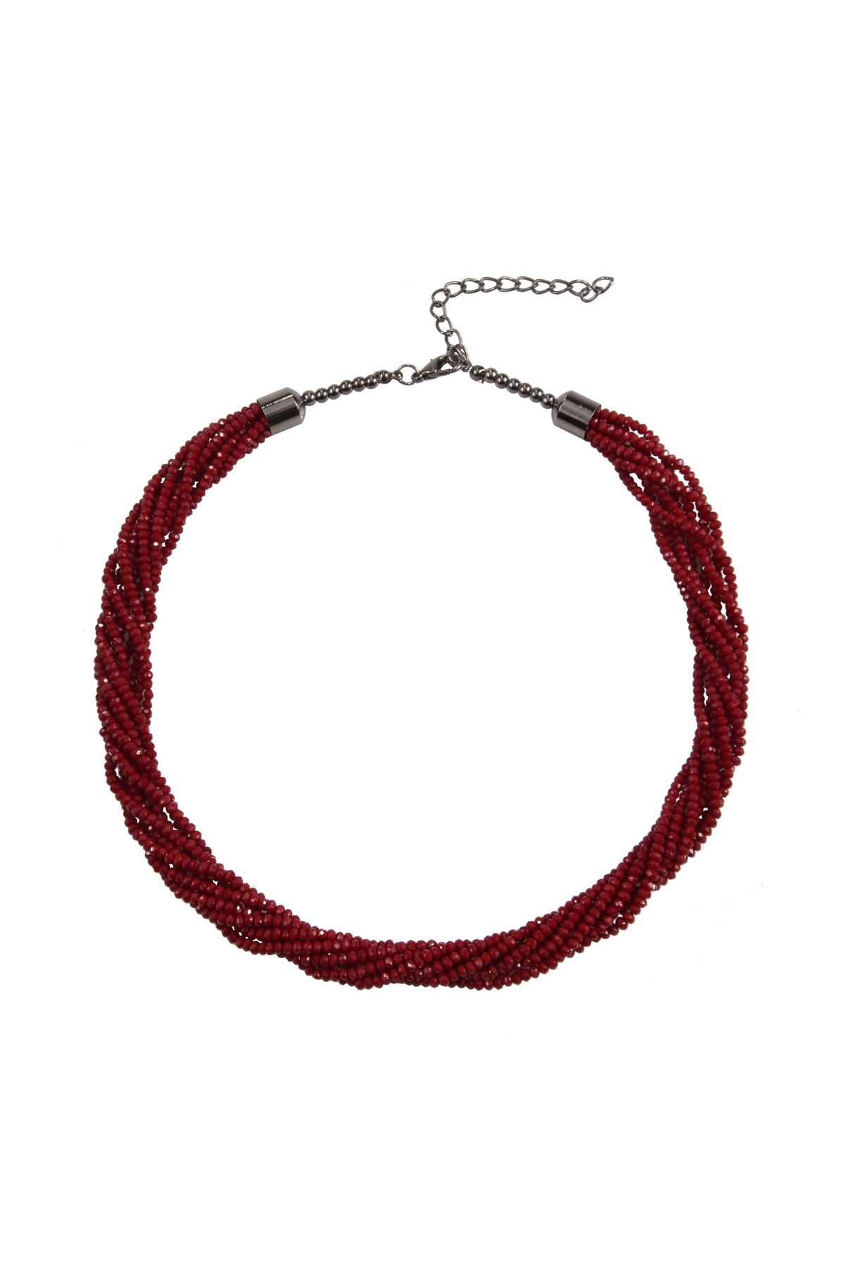 Crystal Beaded Multi Layer Necklaces N3408