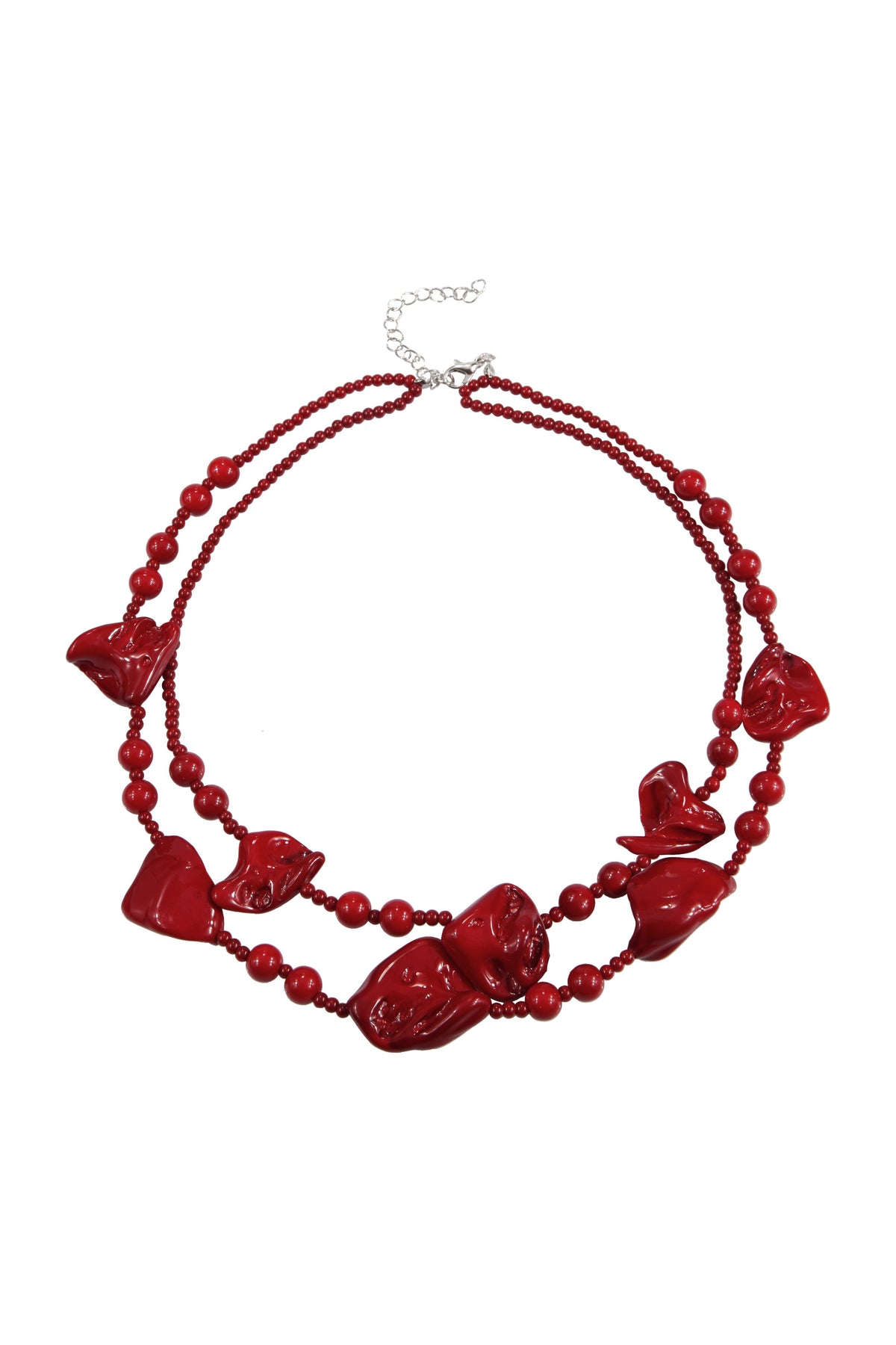 Crystal Beaded Multi Layer Necklaces N3410