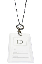 Crystal Bead Necklaces Badge Holder N3537