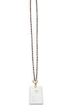 Crystal Bead Necklaces Badge Holder N3537