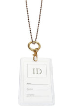 Crystal Bead Necklaces Badge Holder N3537