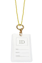 Crystal Bead Necklaces Badge Holder N3537