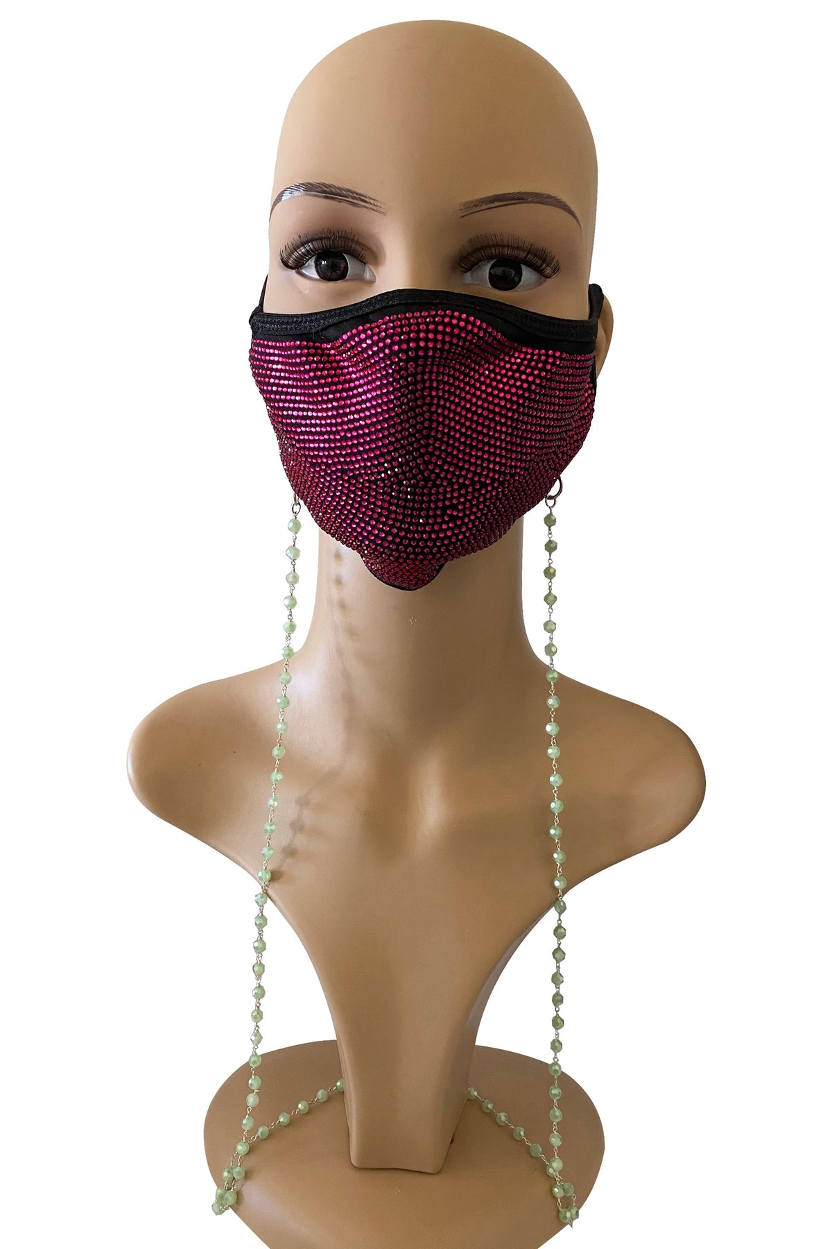 Crystal Beads Mask Holder N3563