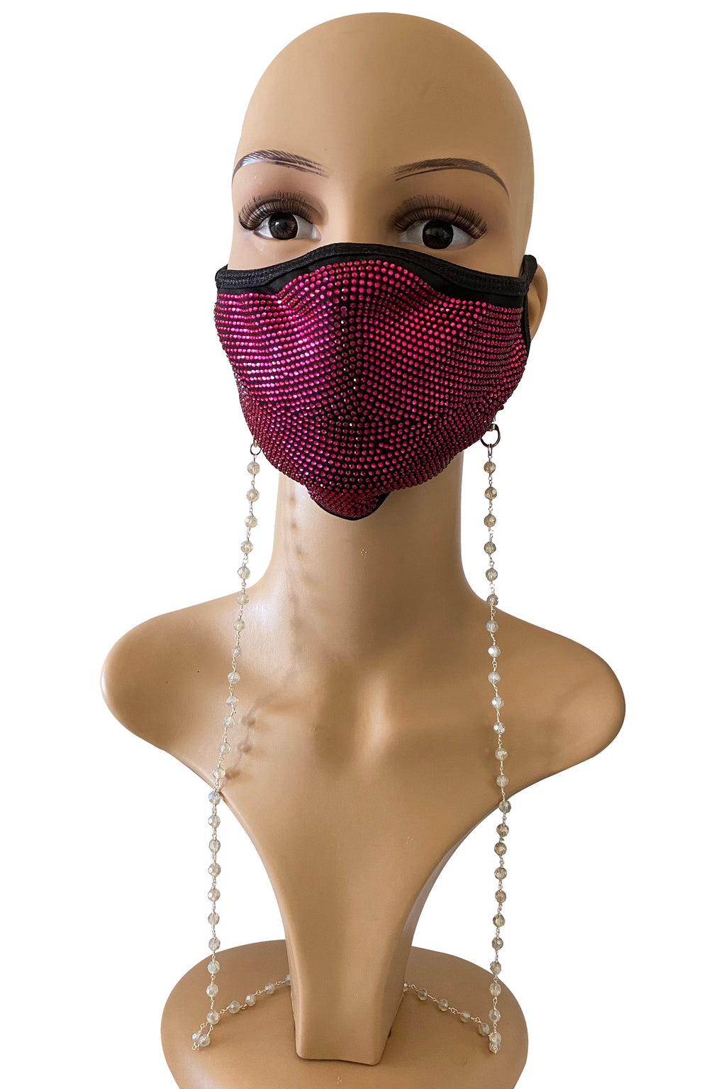 Crystal Beads Mask Holder N3563