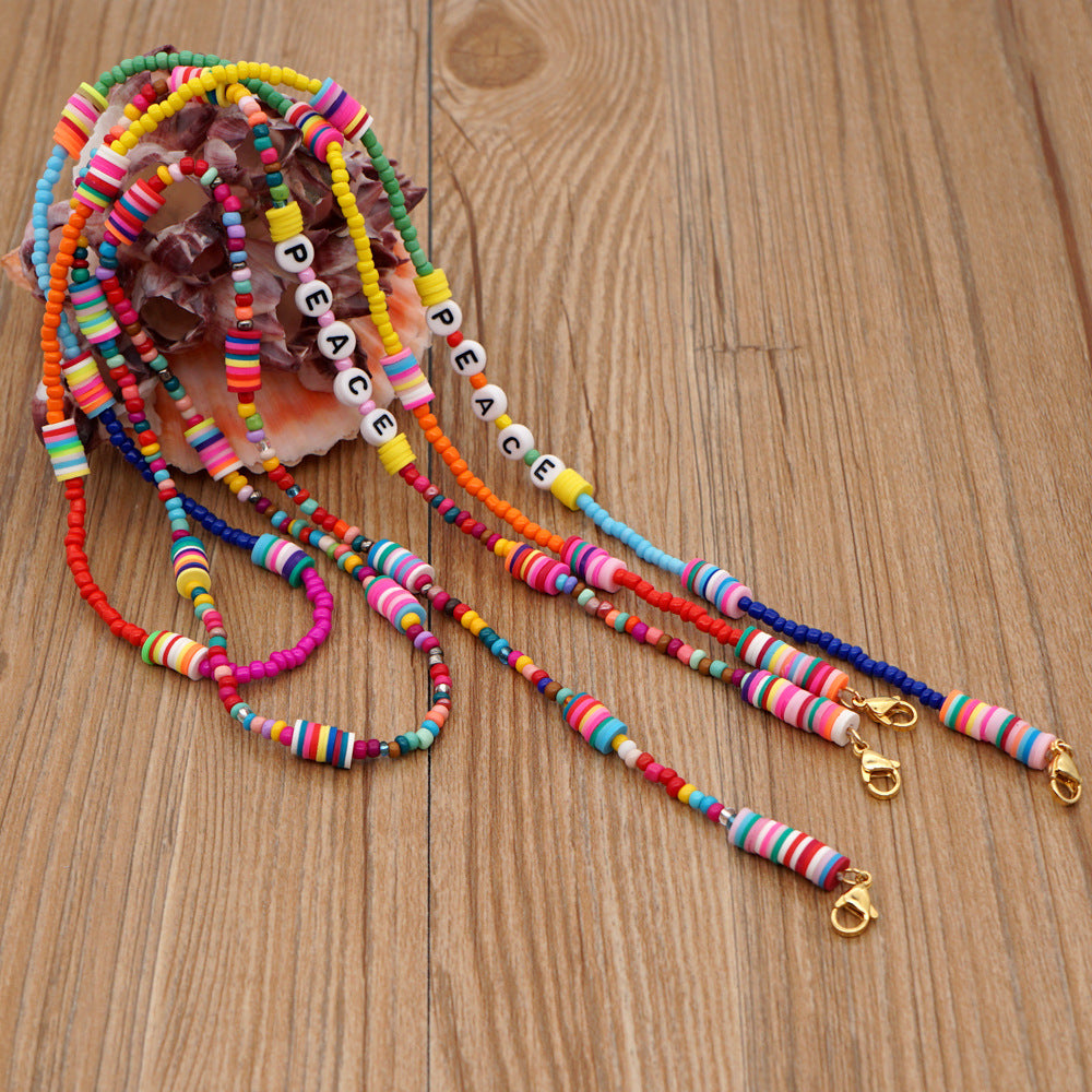 Seed Beads Mask Holder N3683